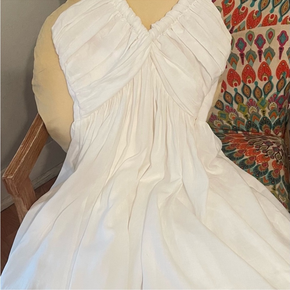 Lulu's White Halter Dress